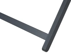 Outlet Beliani Sedia a sdraio pieghevole LOCRI II Metallo Beige chiaro Beige Nero
