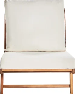 Best Beliani MICCIANO Legno d'acacia Bianco sporco Bianco Marrone