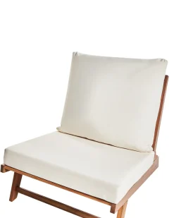 Best Beliani MICCIANO Legno d'acacia Bianco sporco Bianco Marrone