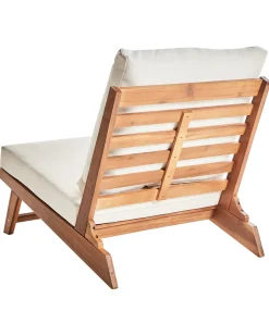 Best Beliani MICCIANO Legno d'acacia Bianco sporco Bianco Marrone