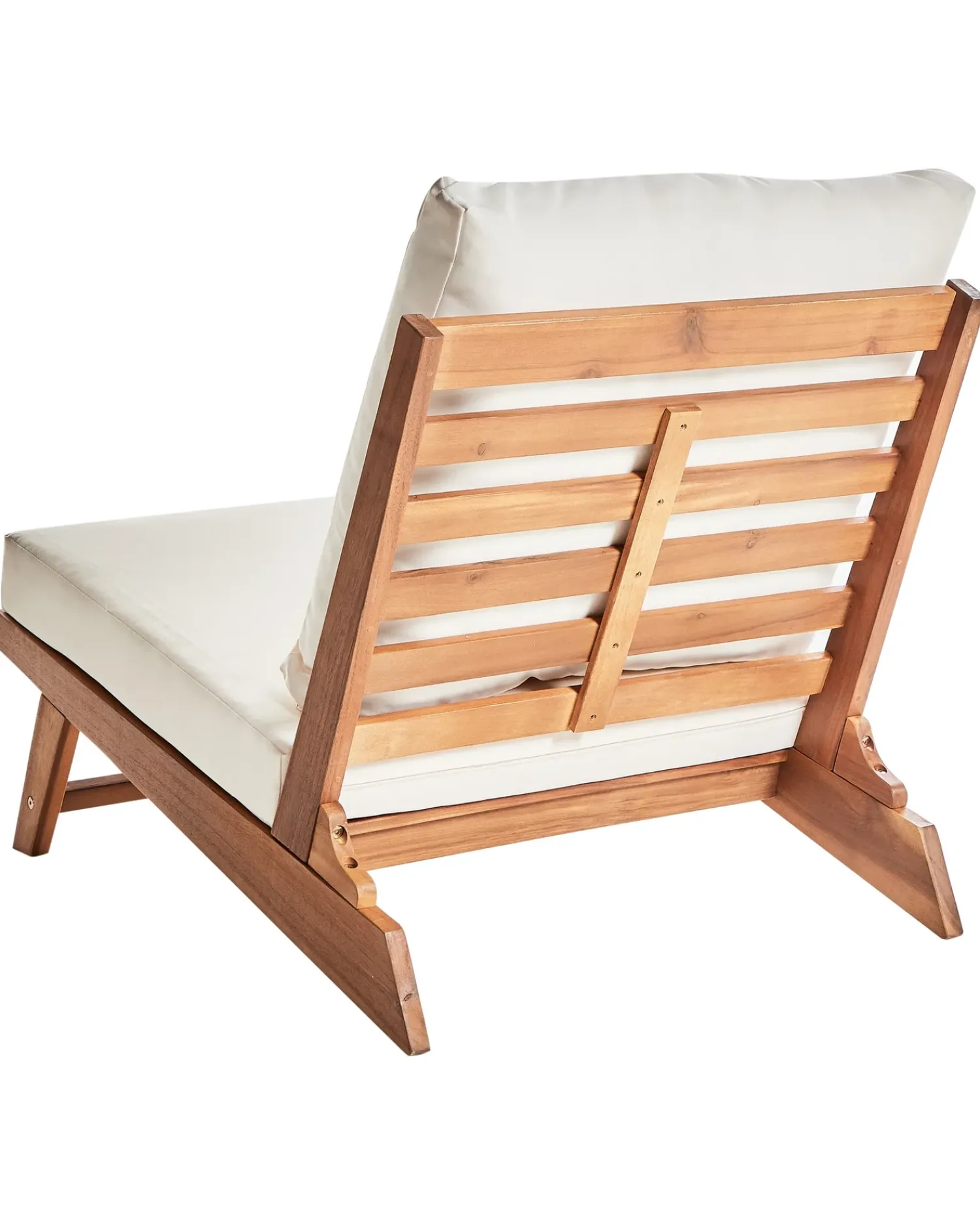 Best Beliani MICCIANO Legno d'acacia Bianco sporco Bianco Marrone