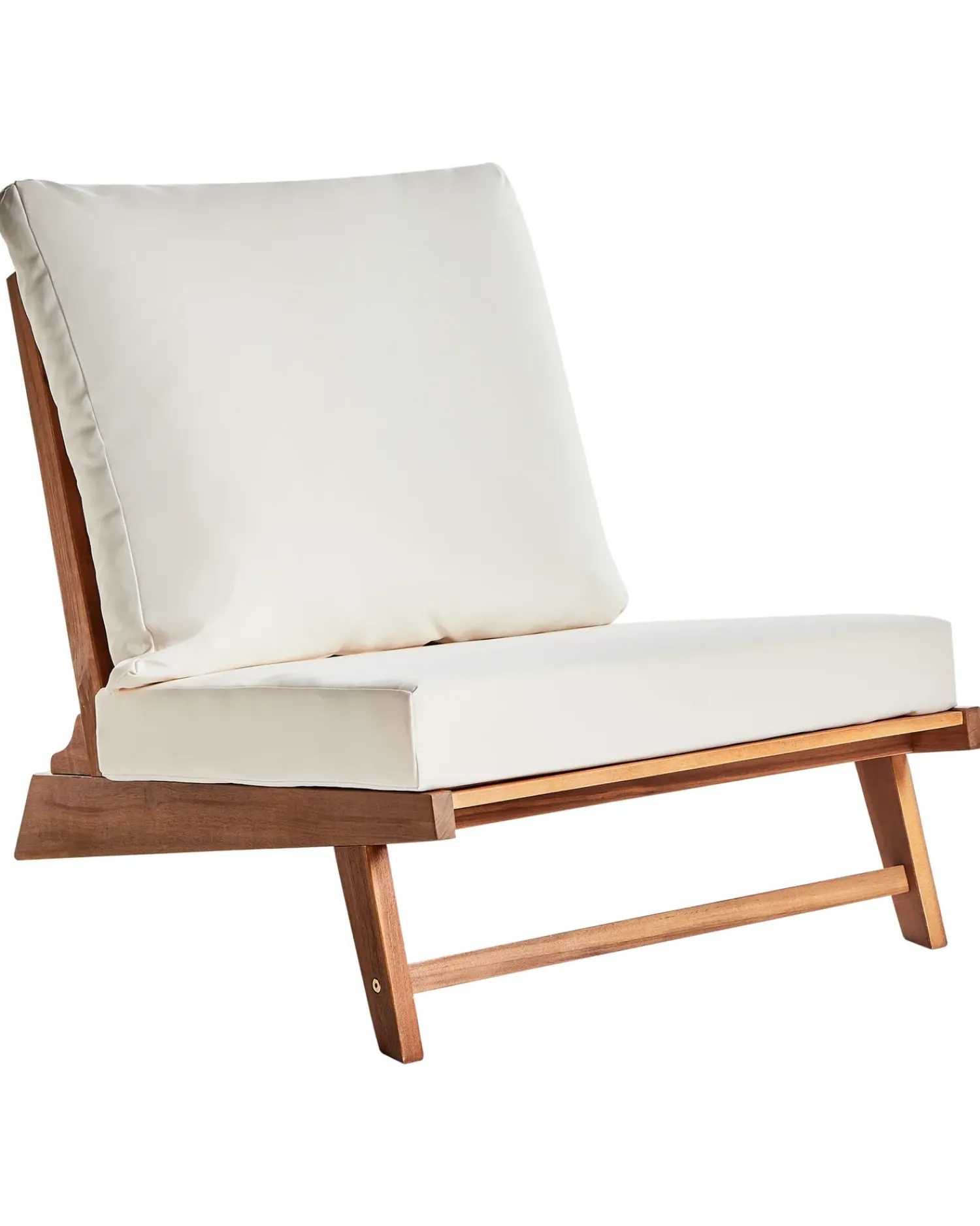 Best Beliani MICCIANO Legno d'acacia Bianco sporco Bianco Marrone