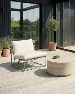 Discount Beliani PICO Metallo Verde Beige Verde