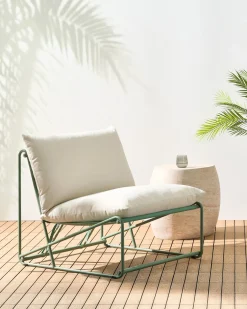 Discount Beliani PICO Metallo Verde Beige Verde