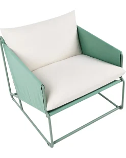 Sale Beliani PONTE Metallo Verde Beige Verde