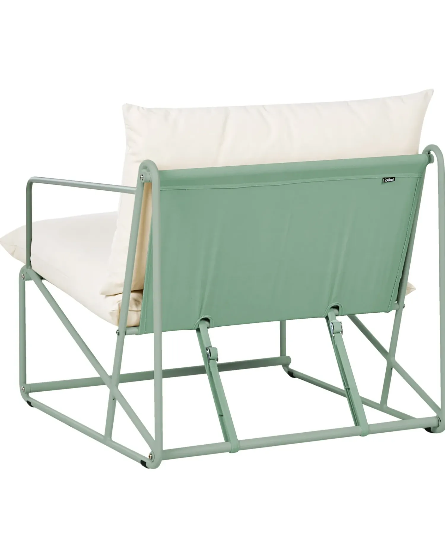 Sale Beliani PONTE Metallo Verde Beige Verde