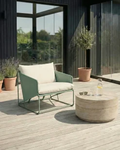 Sale Beliani PONTE Metallo Verde Beige Verde