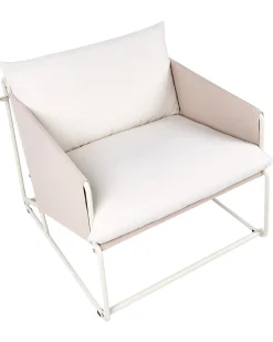 New Beliani PONTE Metallo Beige chiaro Beige Grigio