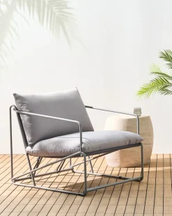 Best Beliani PONTE Metallo Grigio