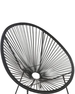 Best Beliani ACAPULCO II Rattan sintetico (PE) Nero