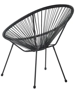 Best Beliani ACAPULCO II Rattan sintetico (PE) Nero