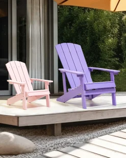 Sale Beliani Sedia da giardino ADIRONDACK Viola