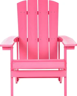 Best Beliani Sedia da giardino ADIRONDACK Rosa