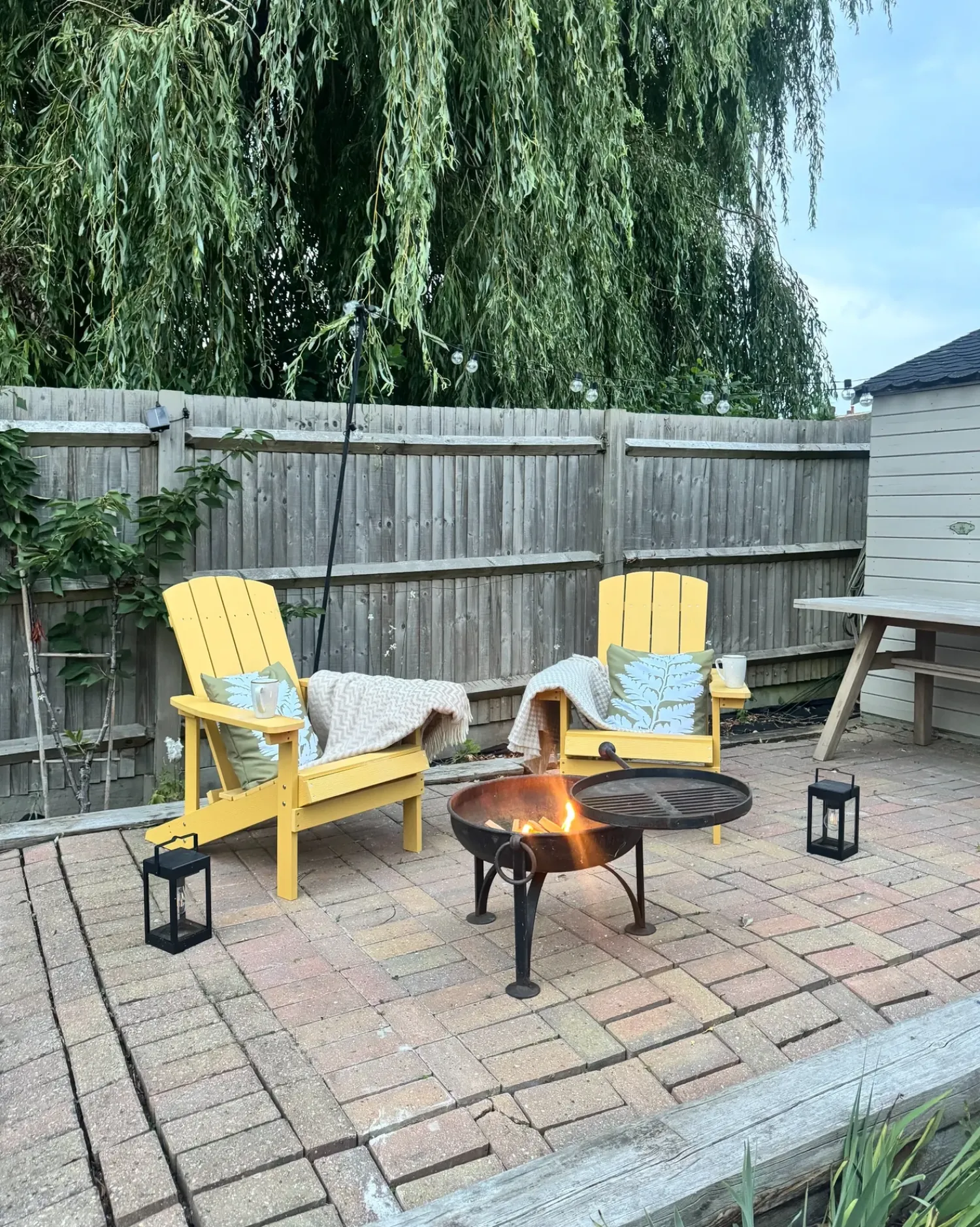 Outlet Beliani ADIRONDACK Giallo