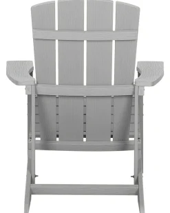 Discount Beliani Sedia da giardino ADIRONDACK chiaro Grigio