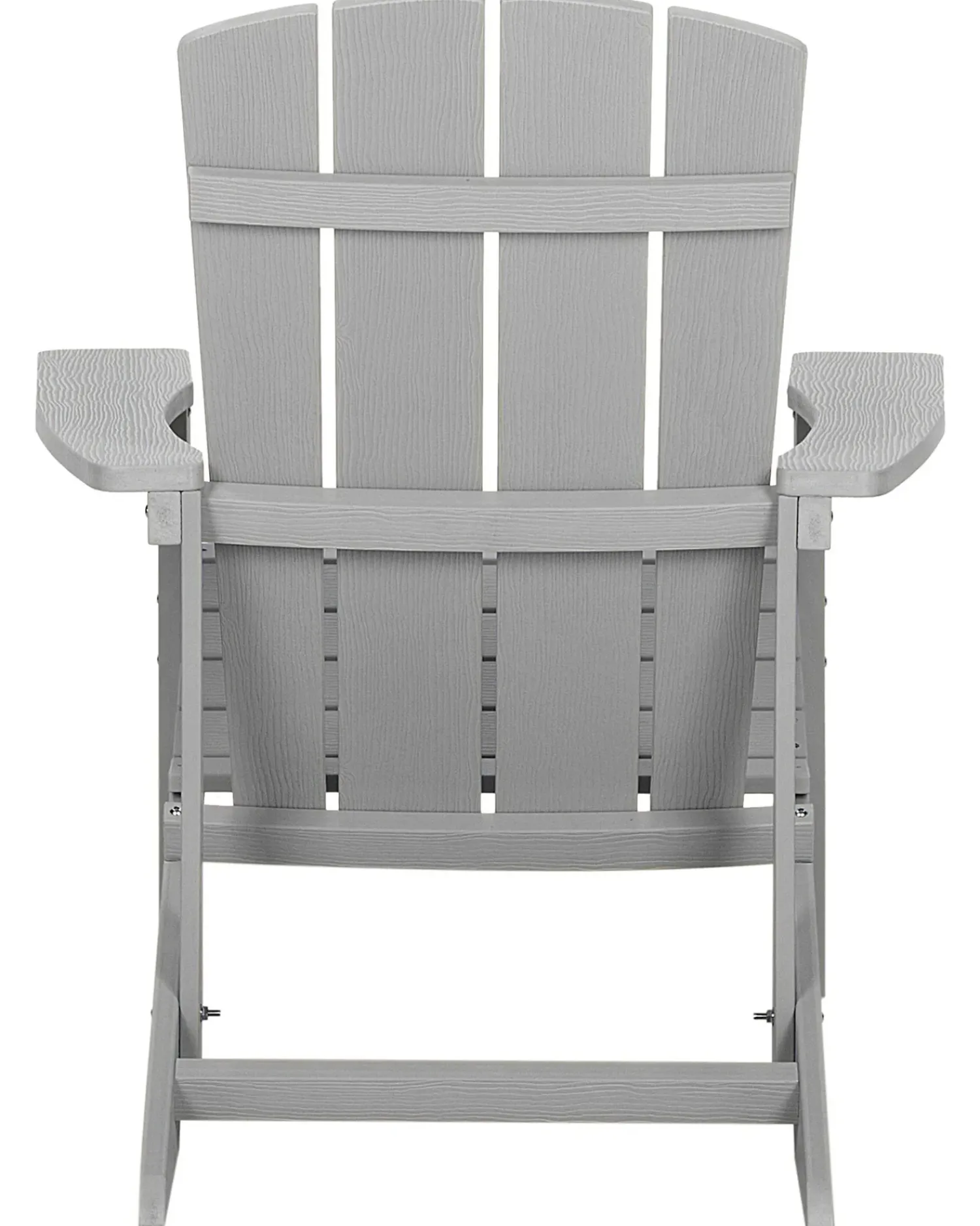 Discount Beliani Sedia da giardino ADIRONDACK chiaro Grigio