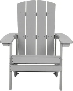 Discount Beliani Sedia da giardino ADIRONDACK chiaro Grigio