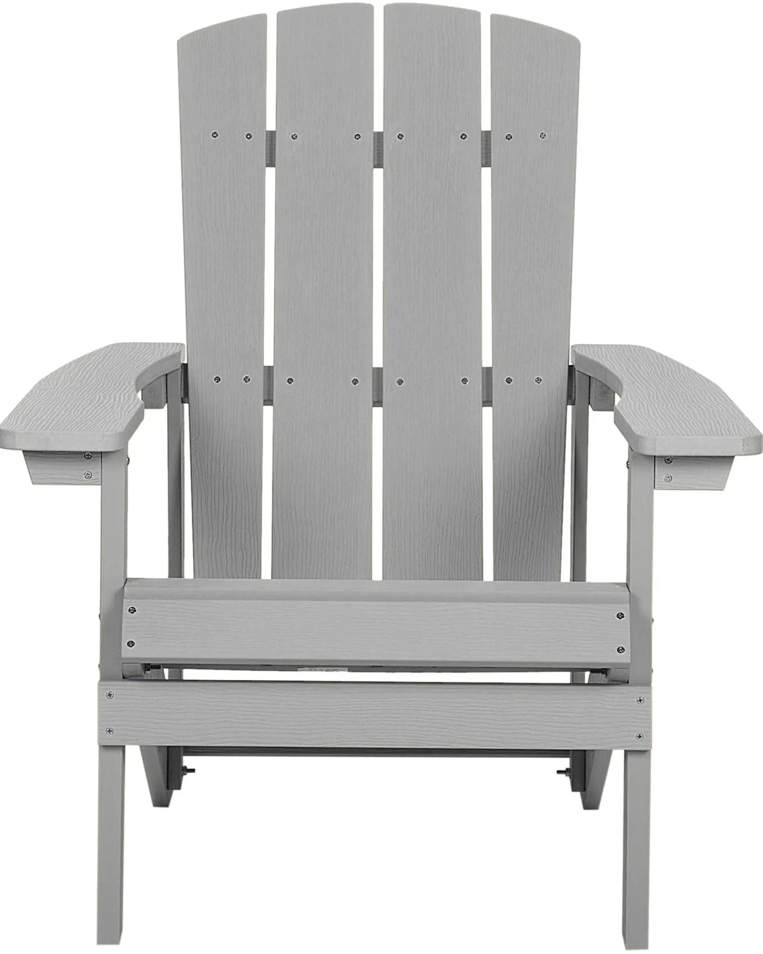 Discount Beliani Sedia da giardino ADIRONDACK chiaro Grigio