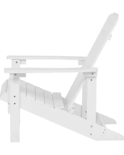 Beliani ADIRONDACK con poggiapiedi Bianco