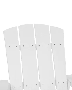 Beliani ADIRONDACK con poggiapiedi Bianco