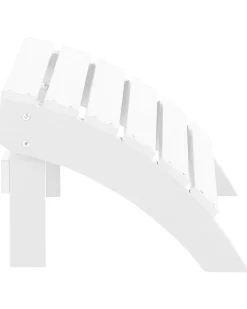 Beliani ADIRONDACK con poggiapiedi Bianco