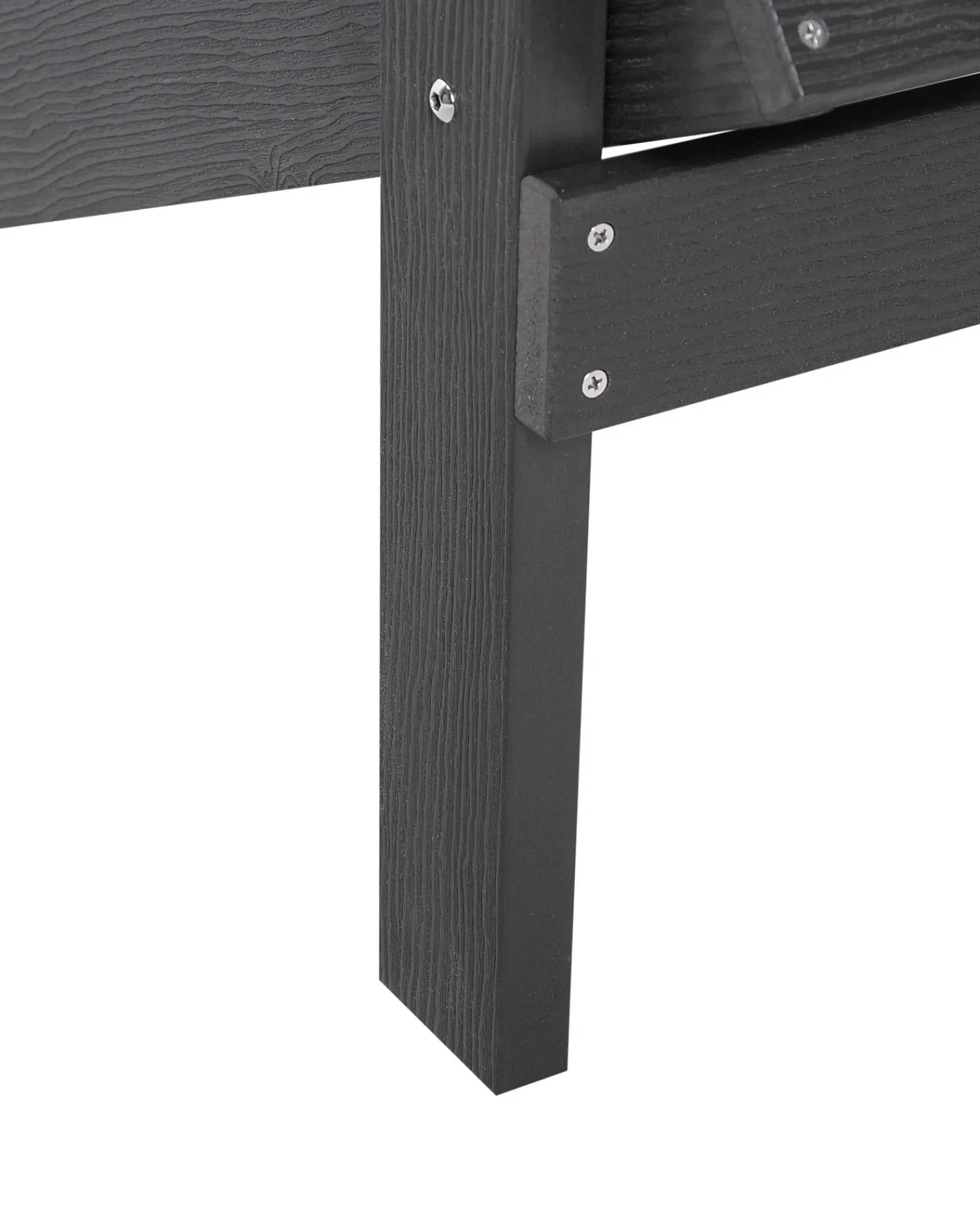 Outlet Beliani ADIRONDACK con poggiapiedi scuro Grigio