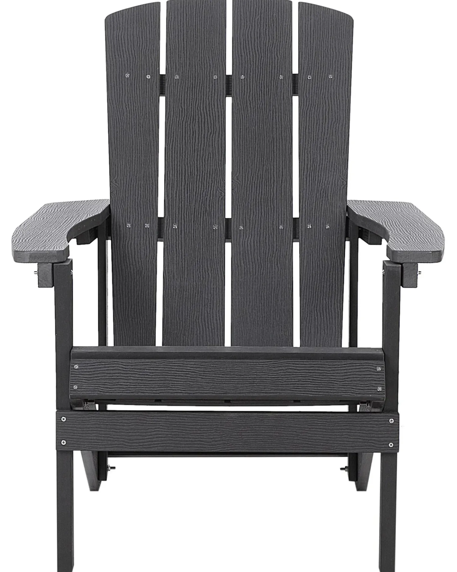Outlet Beliani ADIRONDACK con poggiapiedi scuro Grigio