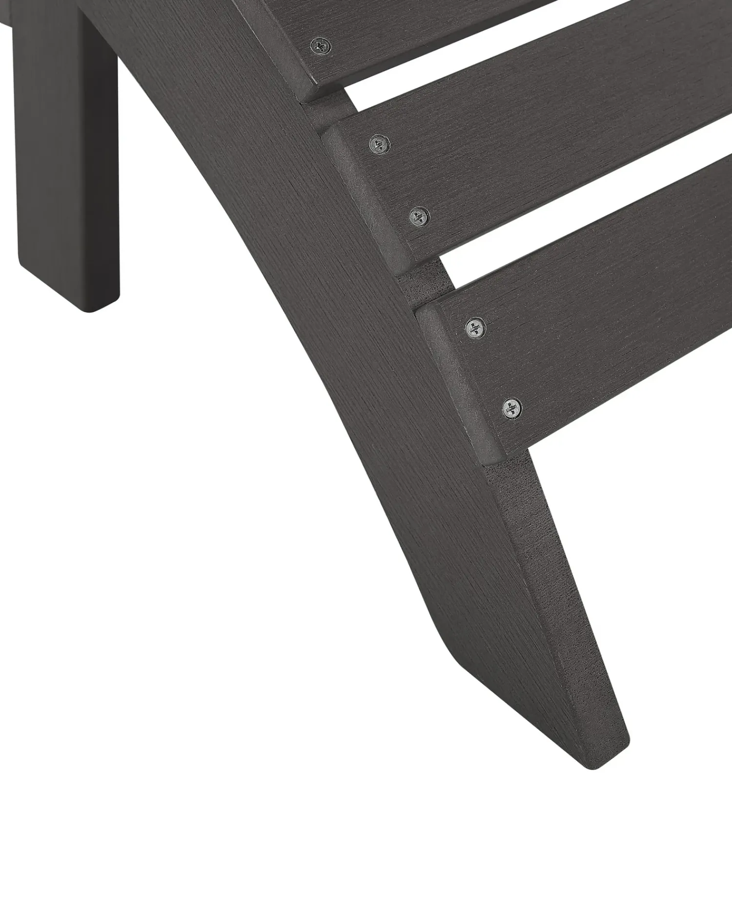 Outlet Beliani ADIRONDACK con poggiapiedi scuro Grigio