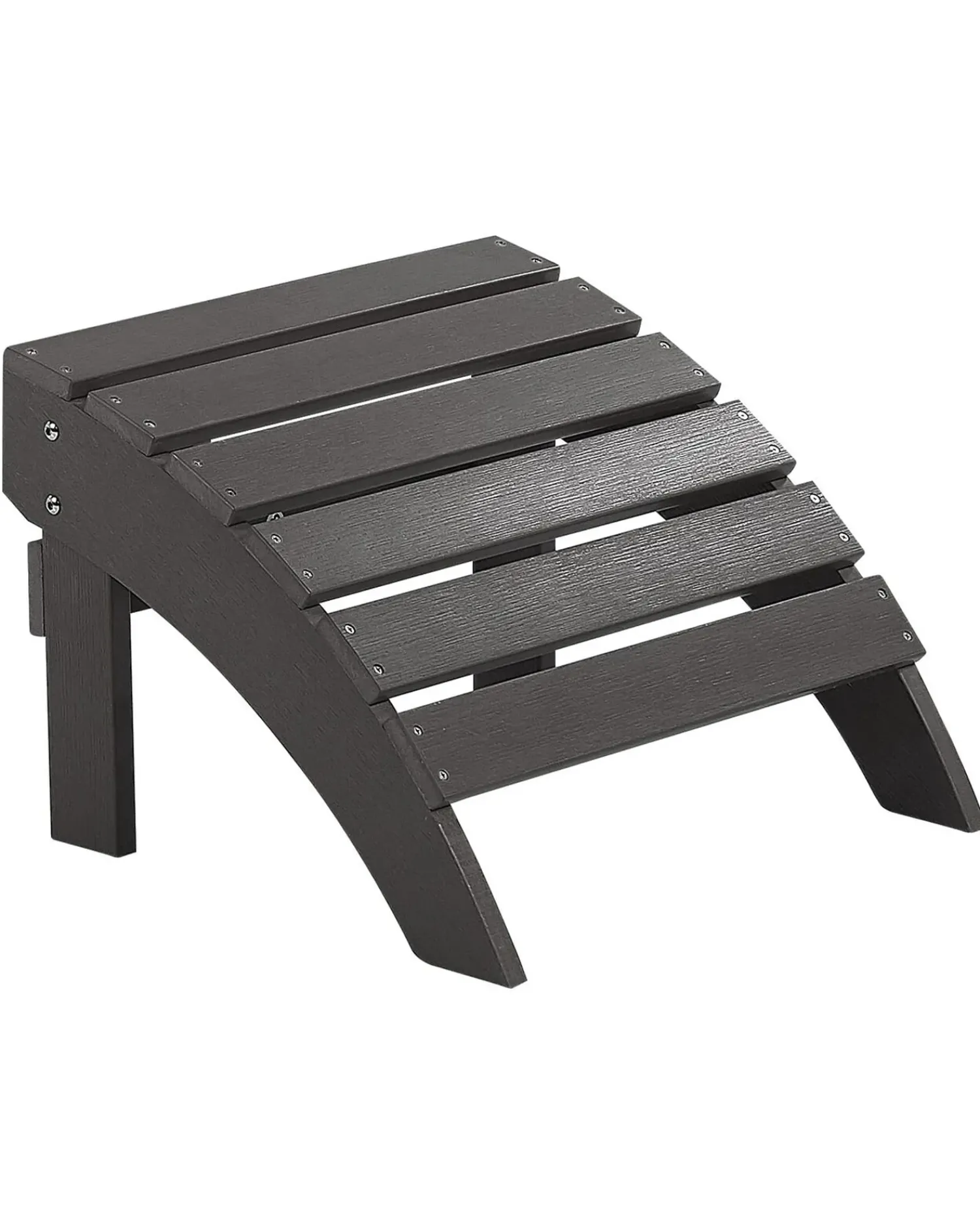 Outlet Beliani ADIRONDACK con poggiapiedi scuro Grigio