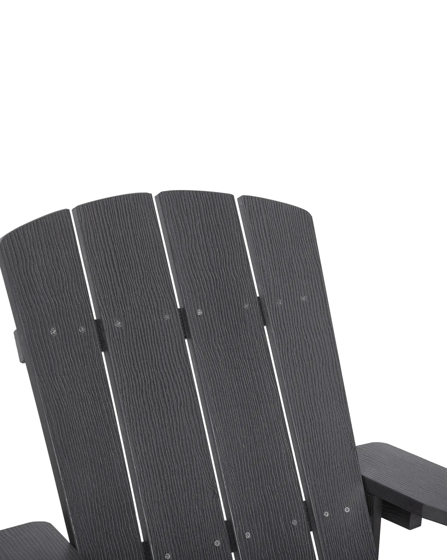 Outlet Beliani ADIRONDACK con poggiapiedi scuro Grigio