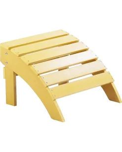 Clearance Beliani ADIRONDACK con poggiapiedi Giallo