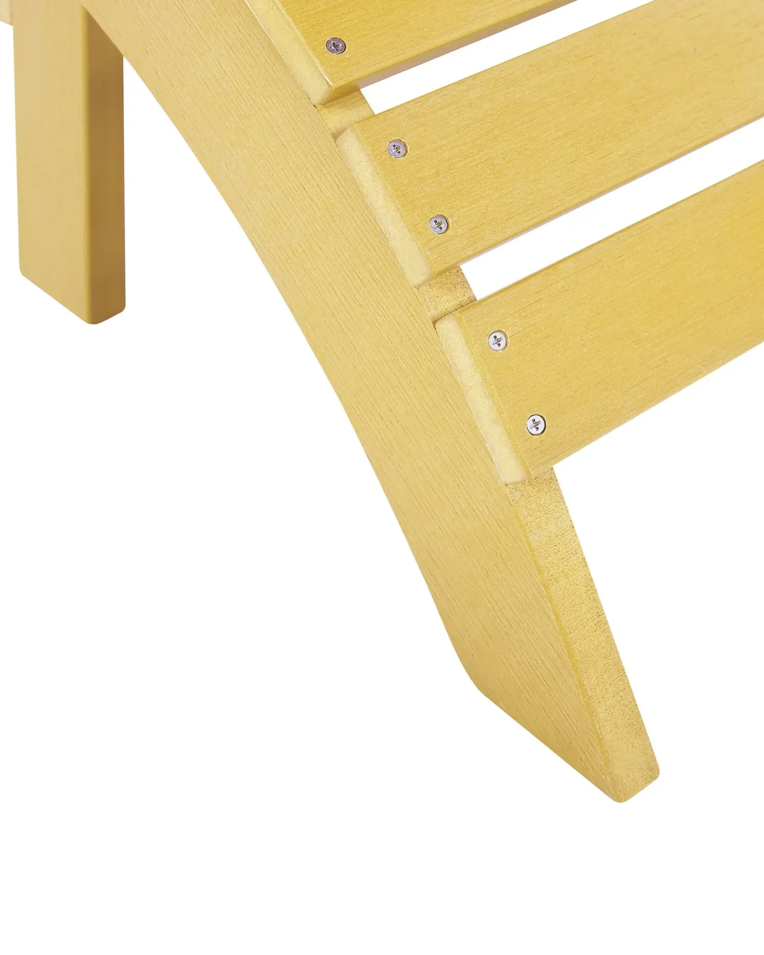 Clearance Beliani ADIRONDACK con poggiapiedi Giallo