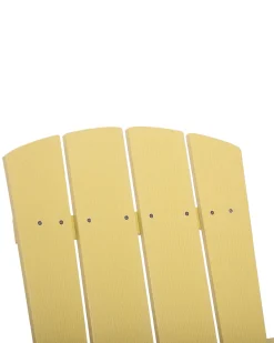 Clearance Beliani ADIRONDACK con poggiapiedi Giallo