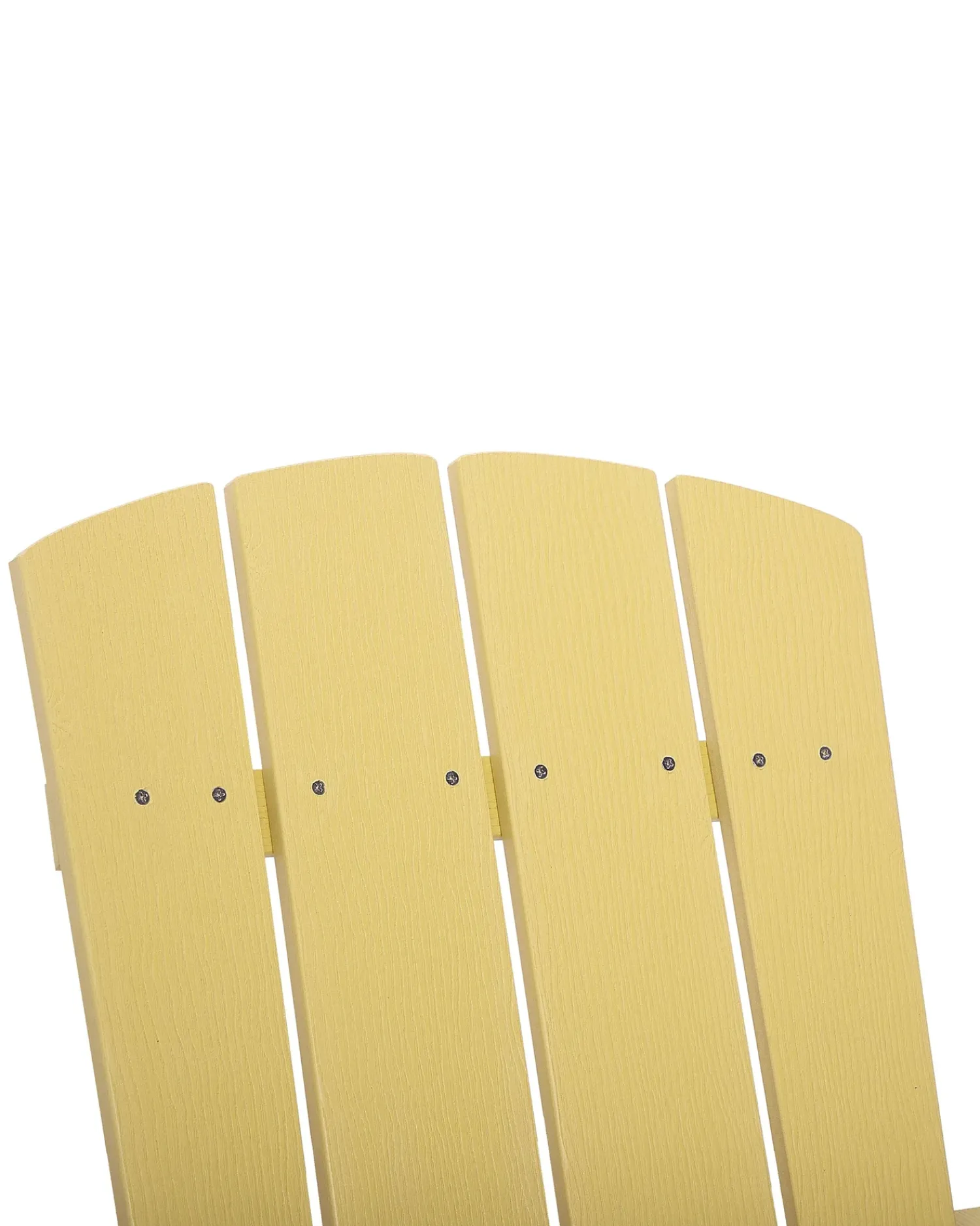 Clearance Beliani ADIRONDACK con poggiapiedi Giallo