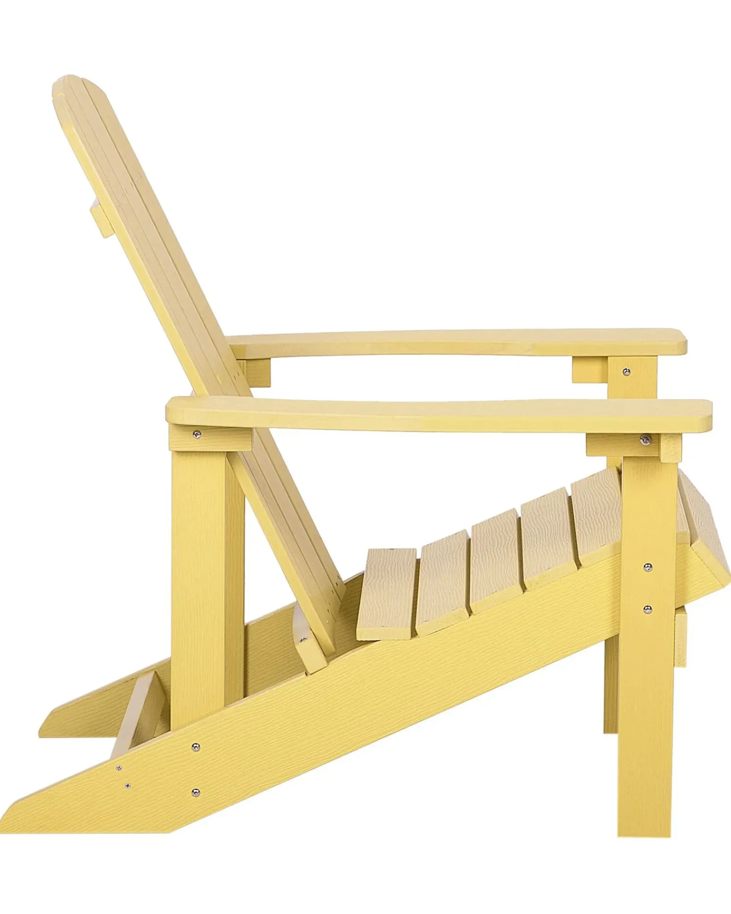 Clearance Beliani ADIRONDACK con poggiapiedi Giallo