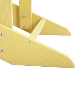 Clearance Beliani ADIRONDACK con poggiapiedi Giallo