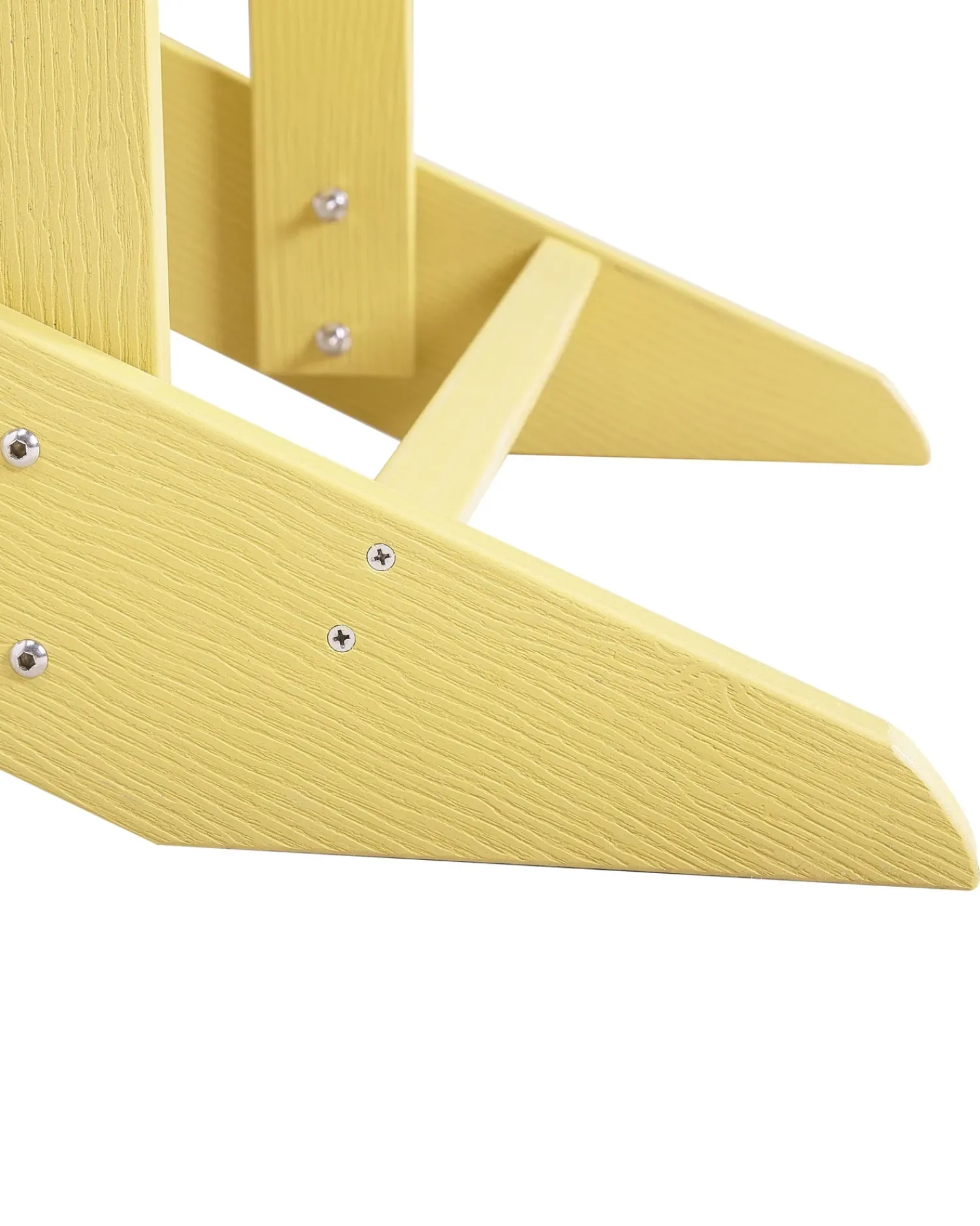 Clearance Beliani ADIRONDACK con poggiapiedi Giallo
