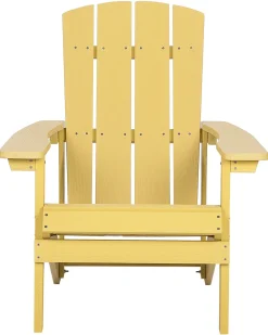 Clearance Beliani ADIRONDACK con poggiapiedi Giallo