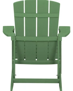 Outlet Beliani ADIRONDACK con poggiapiedi Verde