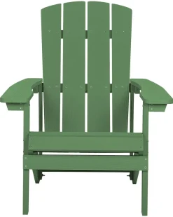 Outlet Beliani ADIRONDACK con poggiapiedi Verde
