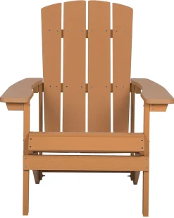 Clearance Beliani ADIRONDACK con poggiapiedi Marrone