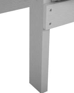 Online Beliani Sedia da giardino ADIRONDACK con poggiapiedi chiaro Grigio