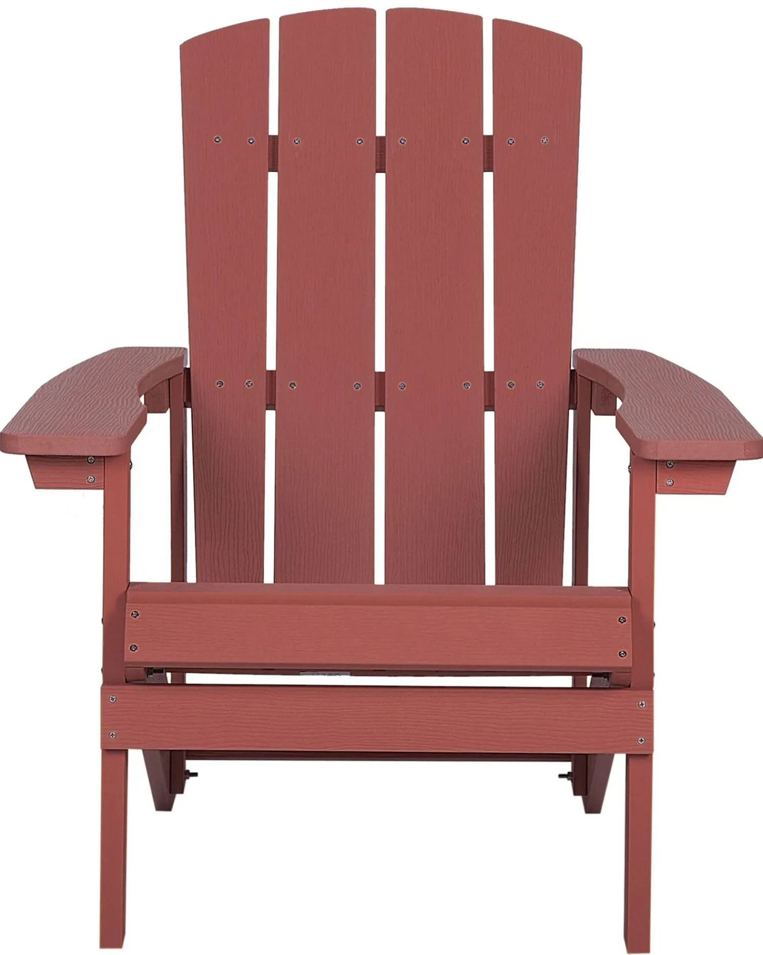 Hot Beliani ADIRONDACK con poggiapiedi Rosso