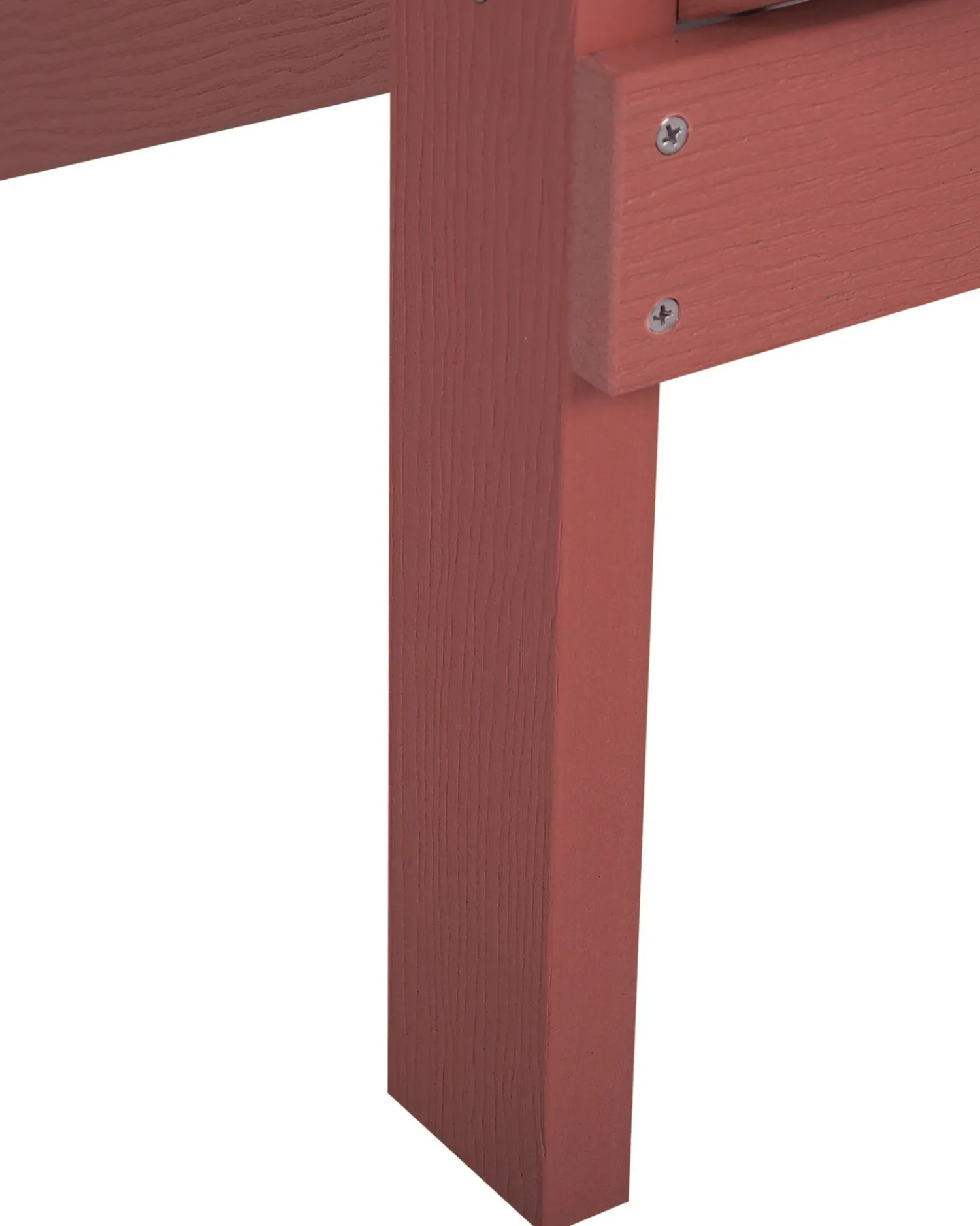 Hot Beliani ADIRONDACK con poggiapiedi Rosso