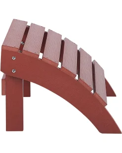 Hot Beliani ADIRONDACK con poggiapiedi Rosso