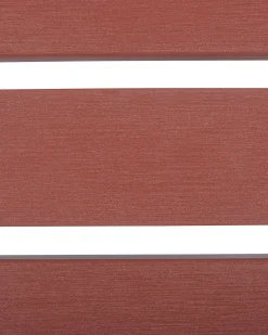 Hot Beliani ADIRONDACK con poggiapiedi Rosso