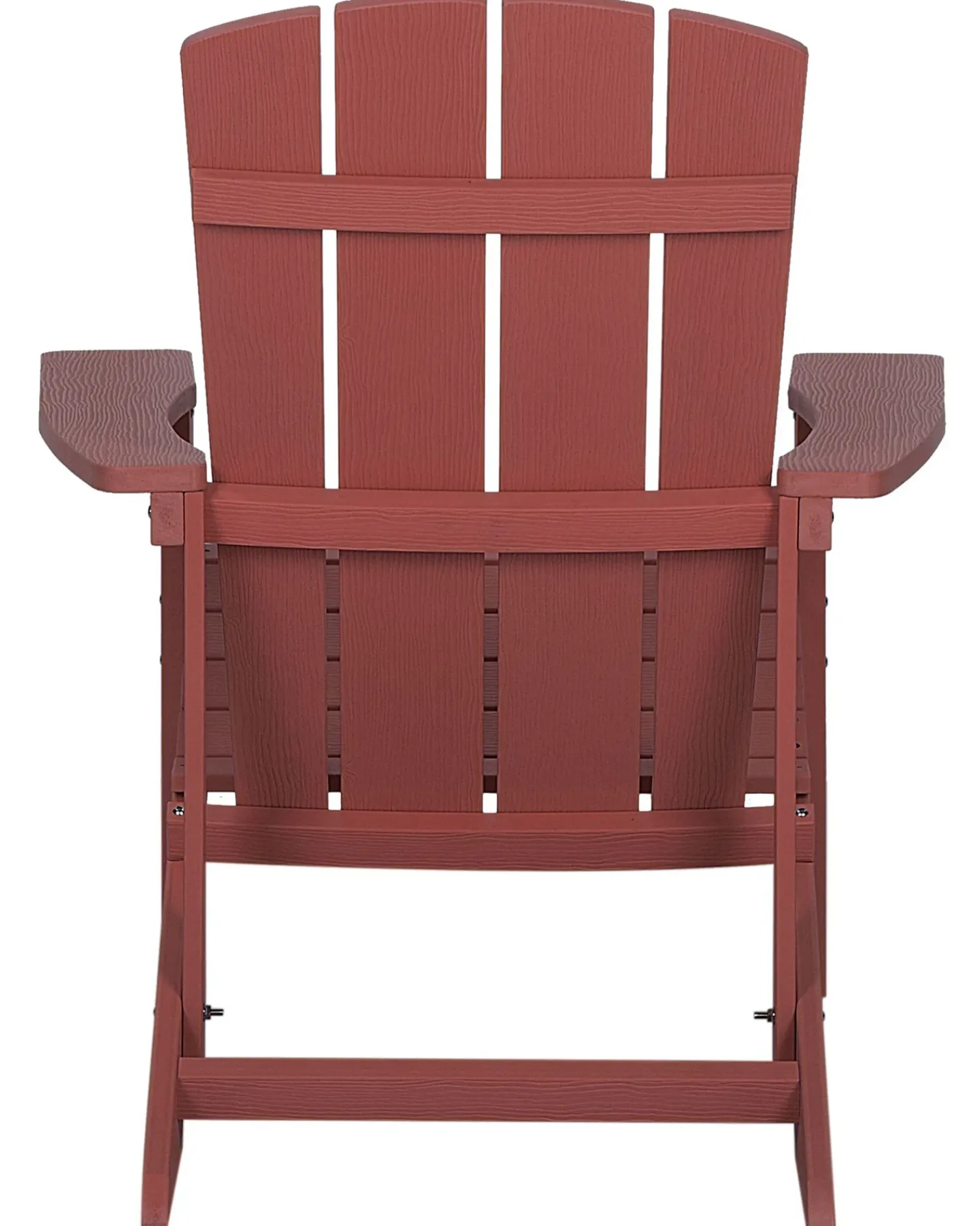 Hot Beliani ADIRONDACK con poggiapiedi Rosso