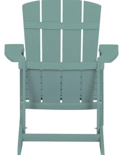 Discount Beliani ADIRONDACK con poggiapiedi Turchese Blu