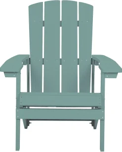 Discount Beliani ADIRONDACK con poggiapiedi Turchese Blu