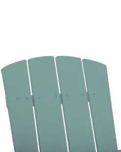 Discount Beliani ADIRONDACK con poggiapiedi Turchese Blu
